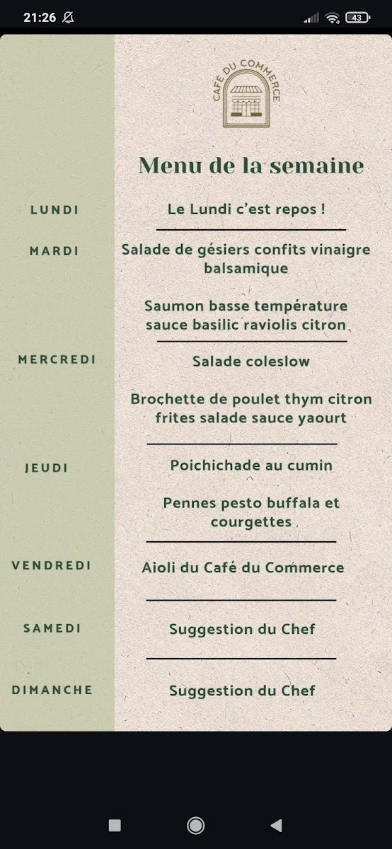 Menu Cafe Du Commerce-1